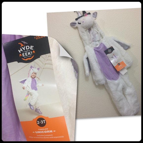 Hyde and Eek Boutique Other - Halloween Costume Unicorn Toddler 2-3T Jumpsuit